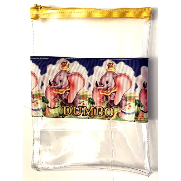 Bags | Dumbo Clear Zip Pouch | Poshmark